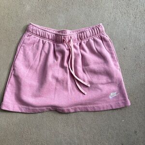Nike Pink Terry Cloth Skirt